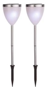 2 db kerti napelemes LED lámpa, magasság 34 cm - Star Trading
