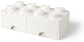 Úložný box 8 s šuplíky, více variant - LEGO szín: fehér