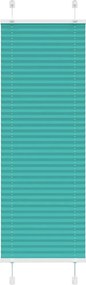 vidaXL pliszírozott redőny Benzinzöld 45x150 cm szövetszélesség