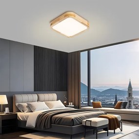 BRILAGI - WOODLINE SQUARE LED mennyezeti lámpa 32W/230V 3000/4000/6000K tölgy 30x30