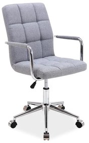 Irodai szék Q-022 szürke anyag