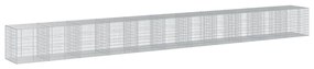 horganyzott vas gabion kosár fedéllel 1100 x 100 x 100 cm