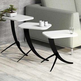 Pion White kisasztal szett, 3 db