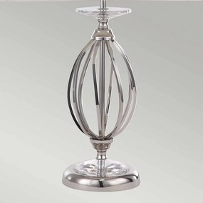 Elstead Lighting AEGEAN AG-TL-POL-NICKEL Asztali lámpa 1x60W/E27