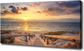 Vászonkép Ösvény a tengerpartra 100x70 cm