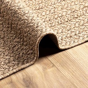 ZIZUR bézs juta hatású beltéri és kültéri szőnyeg 100 x 200 cm