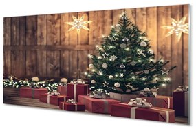 Üvegképek Ajándékok karácsonyfa díszítés táblák 100x50 cm
