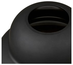 Fekete üveg váza (magasság 20 cm) Vera – House Nordic