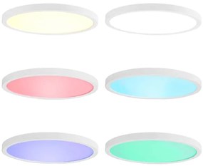 Nedis WIFILAC31WT - LED RGBW Dimmelhető lámpa LED/18W/230V 2700-6500K Wi-Fi