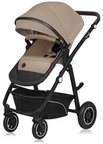 Lionelo - BIANKA 3 az 1-ben kombinált babakocsi, bézs homok