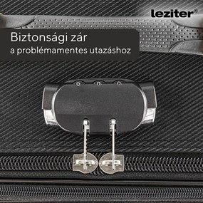 TraveLux light nagy bőrönd puha 76x50x29 cm fekete
