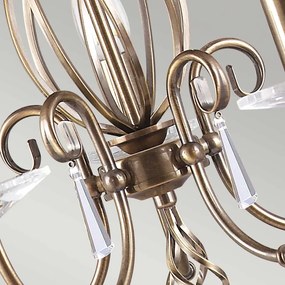 Elstead Lighting AEGEAN AG5-AGED-BRASS Csillár 5x60W/E14