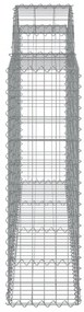 20 db íves horganyzott vas gabion kosár 200x30x100/120 cm