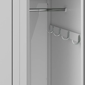 Szervező öltözőszekrényekbe, 290 x 595 x 2 mm, 1 db.