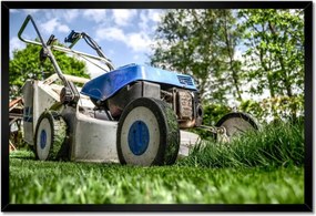 Poszterek keretben 60x40 Benzinmotoros fűnyíró
