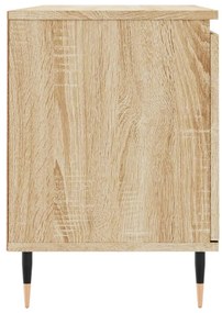 sonoma tölgyszínű szerelt fa TV-szekrény 104x35x50 cm