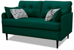 Atala 2-es kanapé, bársonyzöld
