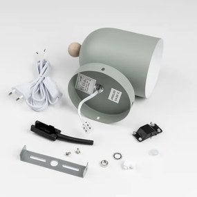 Brilagi - GALLION fali spotlámpa 1xE27/15W/230V zöld