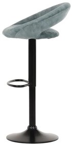 Kék Szövet Bárszék. AUB-822 BLUE4