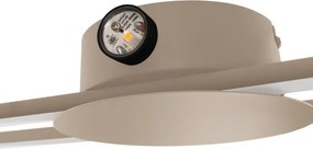 Eglo 902126 - VENTICELLO LED fali lámpa LED/20W/230V + LED/0,91W bézs