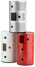 Kartell Componibili 4967 tárolóasztal, 3 tároló rész, több színben Szín: oranžová