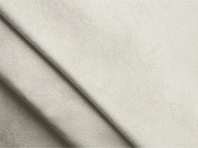 Fehér bársony moduláris kanapé 190 cm Lokua – Makamii