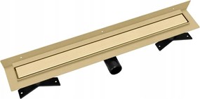 Arany fali lineáris lefolyó Vogi Premium Duo 90 cm alacsony Pvd szifon