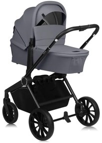 Lionelo - Kombinált 2 az 1-ben babakocsi MIKA PLUS Kőszürke