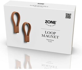 Narancssárga szilikon akasztó szett 2 db-os Loop – Zone