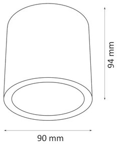 Polux OHIO 320056 Süllyesztett mennyezeti lámpa max 10W led IP54