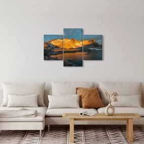 Egy hegyvidéki táj képe (90x60 cm)