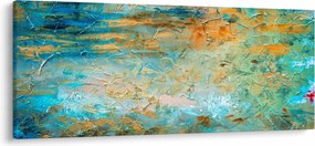 A kék absztrakció képe (120x50 cm)