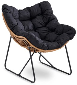 Pihenőfotel Fekete Színben. FIN