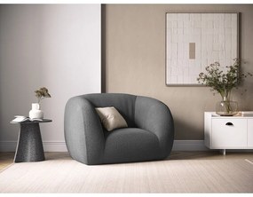 Szürke buklé fotel Essen – Cosmopolitan Design
