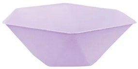 Lila Vert Decor hatszögletű mélytányér 6 db-os 15,8 cm