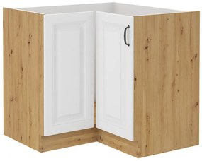 Sarok alsó konyhaszekrény Sheila 89 x 89 DN 1F BB (artisan tölgy + fehér). 1032447