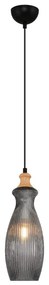 Zsinóros csillár BOTTLE 1xE14/4W/230V füstszínű