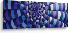 Egy kép a repülő léggömb szerkezetéről (órával) (90x30 cm)