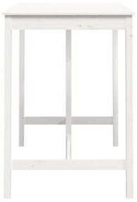 fehér tömör fenyőfa bárasztal 140 x 80 x 110 cm
