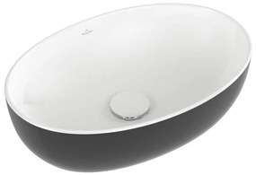 Villeroy & Boch 438848BCT8 - Süllyesztett mosdó ARTIS 48x32,5 cm kerámia/fekete