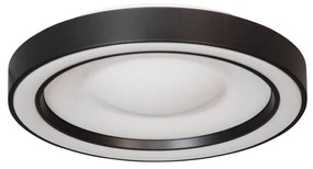 Mennyezeti lámpa fekete, beépített RGBW LED-del, távirányítóval - Arco