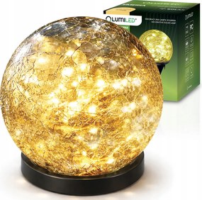 Napelemes Led Kerti Lámpa Beszúrható Díszlámpa 2700K Földi Golyó Gömb
