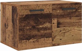 vidaXL Fali szekrény Öreg fa 60 x 36,5 x 35 cm Faanyag