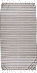 SURFSIDE Hamam törölköző, szürkésbarna 90x170 cm
