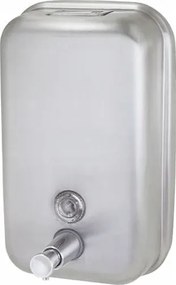 Acél szappanadagoló 0,5 l kulcs nélkül