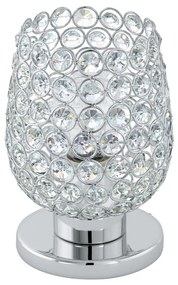 Eglo Eglo 94899 - Crystal asztali lámpa BONARES 1 1xE27/60W/230V EG94899