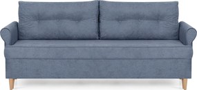 ELI Háromszemélyes kinyitható kanapé Sötétkék