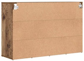 Cipősszekrény polcokkal Régi fa 103 x 30 x 67 cm Faanyag
