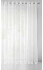 Sylvia fényes mikrohálós  fényáteresztő függöny Fehér 350x250 cm