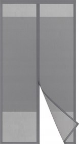 Szúnyogháló Ajtóra Mágneses Ajtóháló 130 x 220 CM Szürke